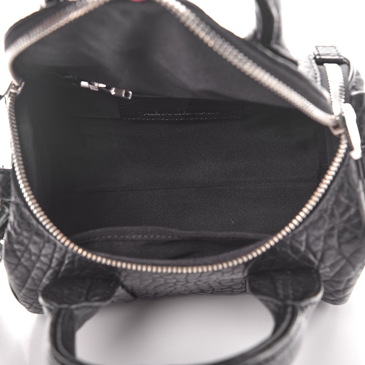 Alexander Wang Pebbled Lambskin Mini Rockie Black Rhodium Hardware 5 of 7