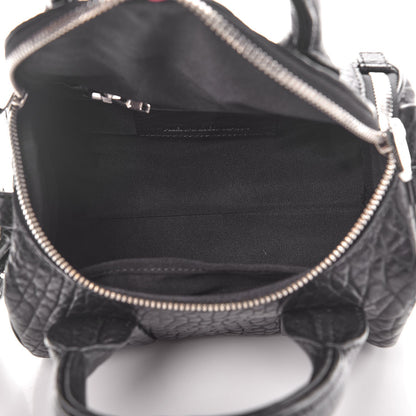 Alexander Wang Pebbled Lambskin Mini Rockie Black Rhodium Hardware 5 of 7