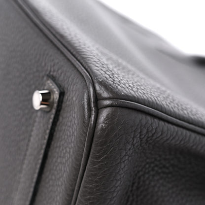 Hermes Taurillon Clemence Birkin 35 Graphite 11 of 15