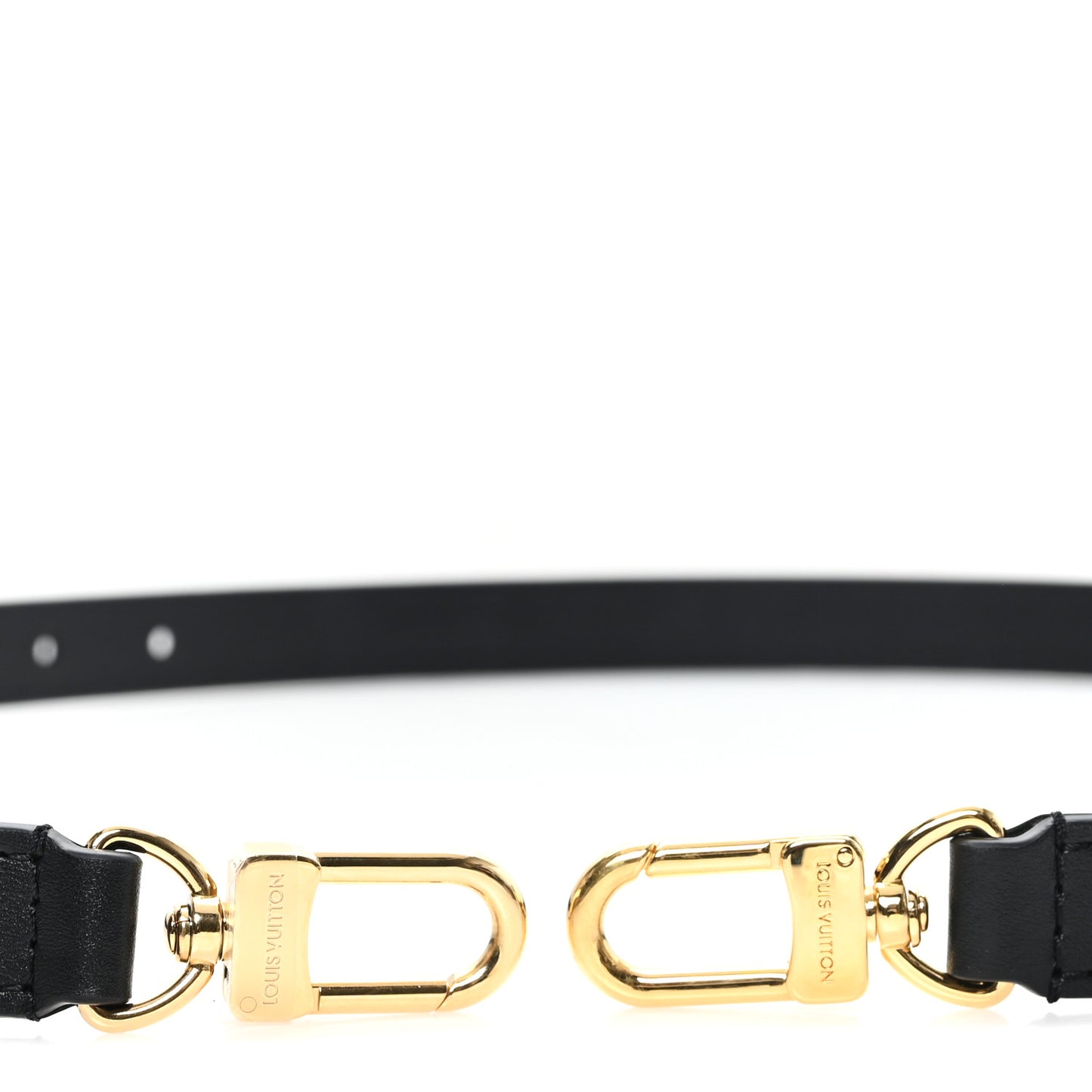 Calfskin 16mm Adjustable Shoulder Strap Black