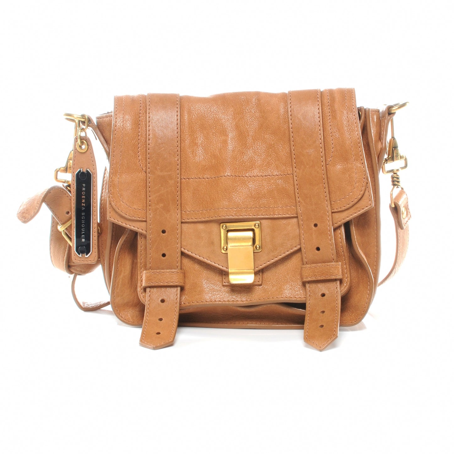 Leather PS1 Pouch Messenger Bag Birch