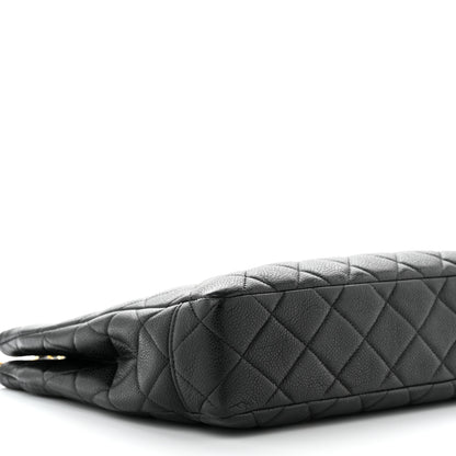 Chanel Caviar Quilted Shopper Tote Black 10 of 11