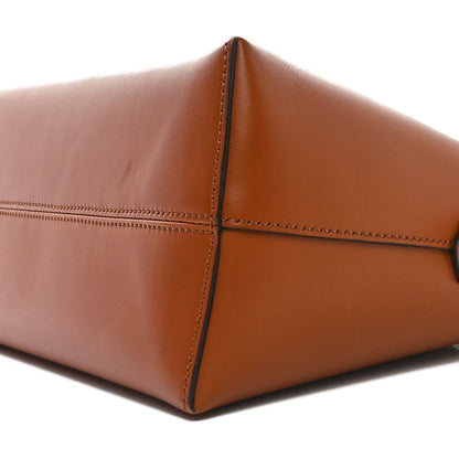 Fendi Vitello King Logo Embossed Medium By The Way Boston Bag Cuoio 9 of 9