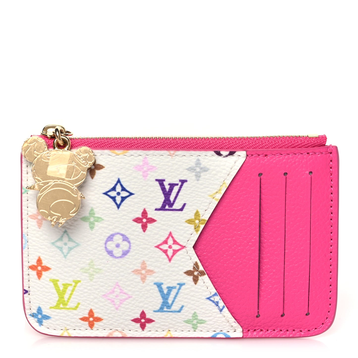 LV X TM Monogram Romy Card Holder Kawaii Pink