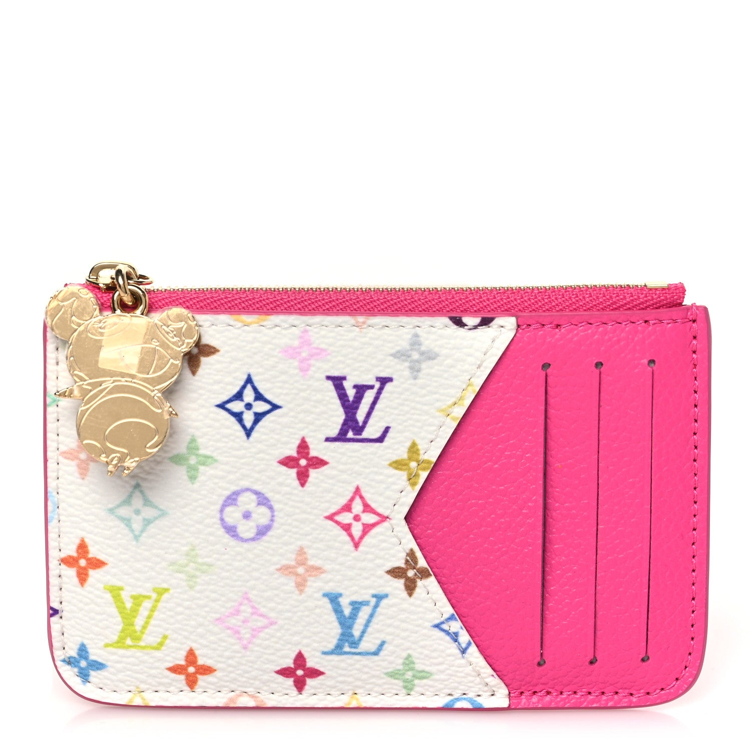 Louis Vuitton LV X TM Monogram Romy Card Holder Kawaii Pink 1 of 8