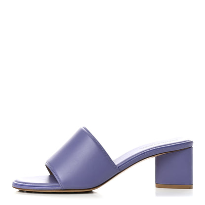 Bottega Veneta Vienna Calfskin The Band Sandals 38.5 Lavender 1 of 7