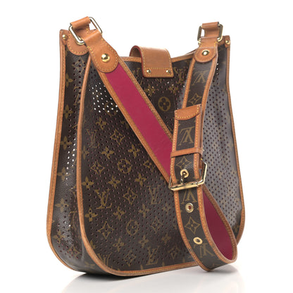 Louis Vuitton Monogram Perforated Musette Fuchsia 3 of 13