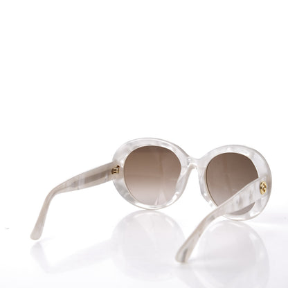Gucci Acetate Round Sunglasses GG3829 F/S White 4 of 8