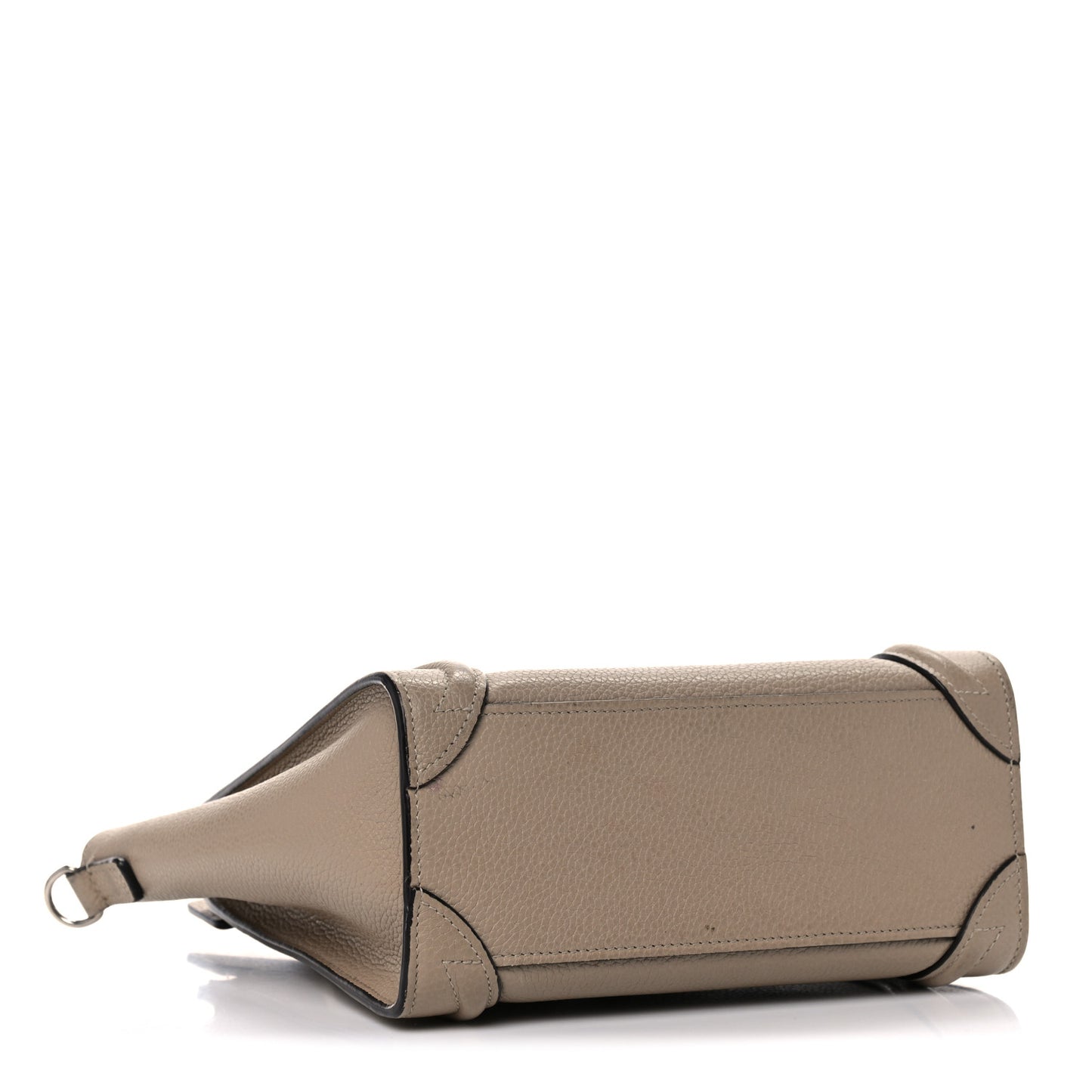Drummed Calfskin Nano Luggage Dune