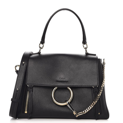 Chloe Calfskin Small Faye Day Shoulder Bag Black 1 of 8