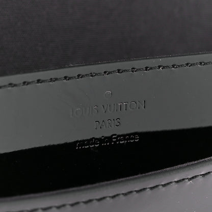 Louis Vuitton Patent Louise PM Chain Clutch Black 7 of 13