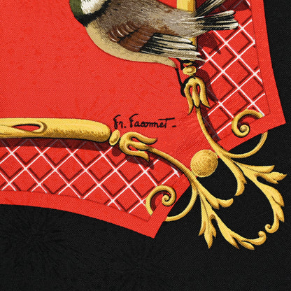 Hermes Jacquard Silk La Cle Des Champs Scarf 90 3 of 7