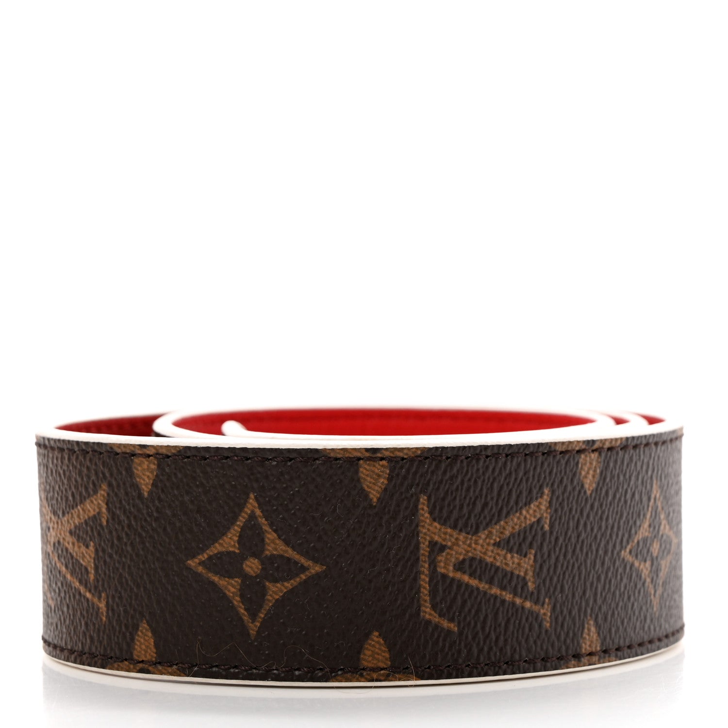 Louis Vuitton Monogram Bandouliere Shoulder Strap Red 2 of 9