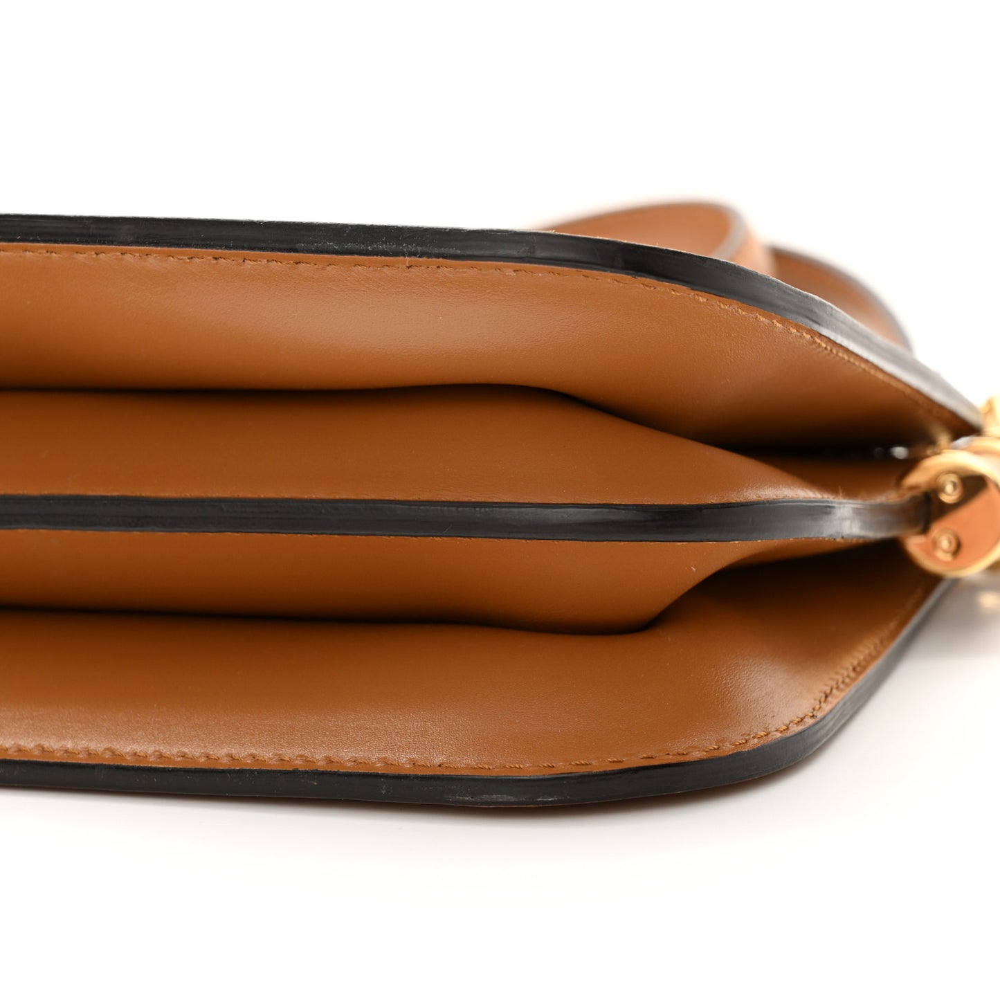 Vitello King Luxor Fendi Touch Shoulder Bag Caramello