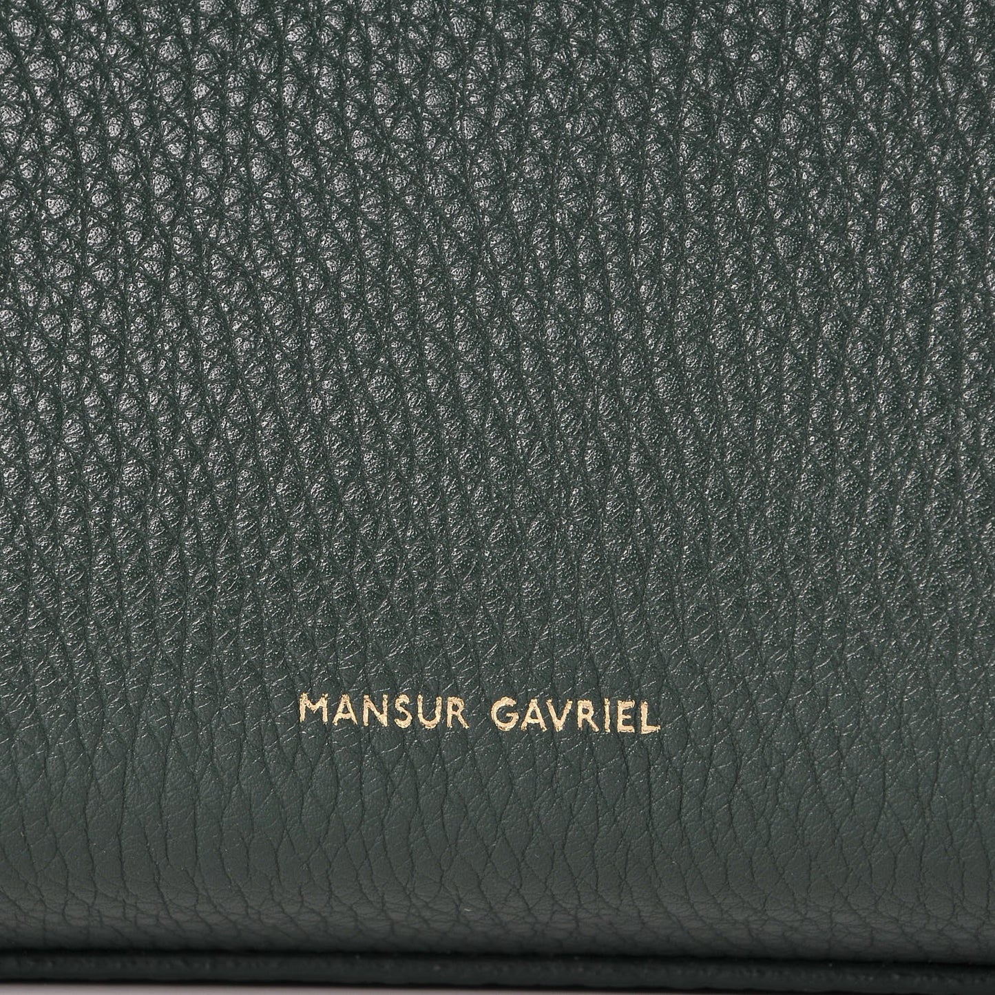 Tumble Calfskin Mini Sun Bag Moss