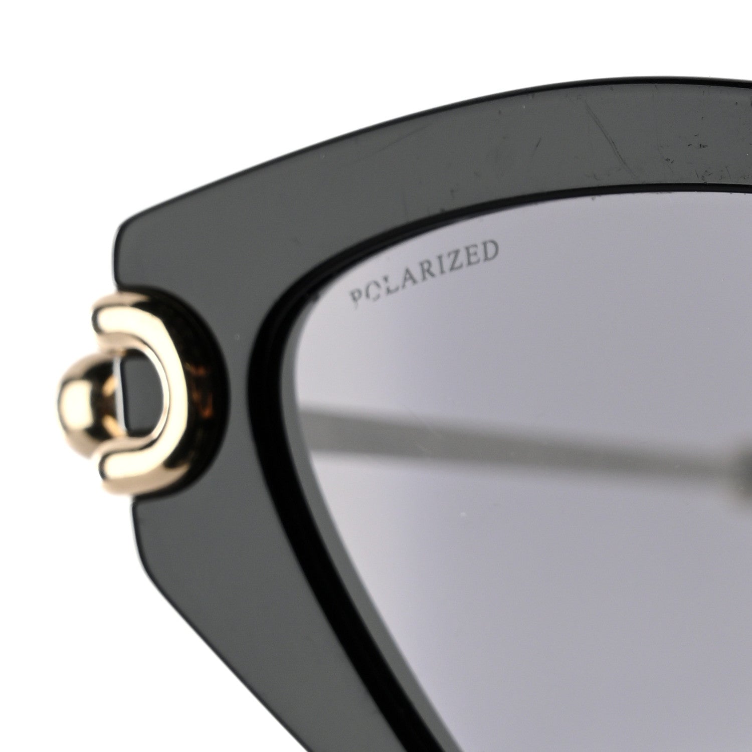 Tiffany Acetate Polarized HardWear Cat Eye Sunglasses TF4231U Black 8 of 10