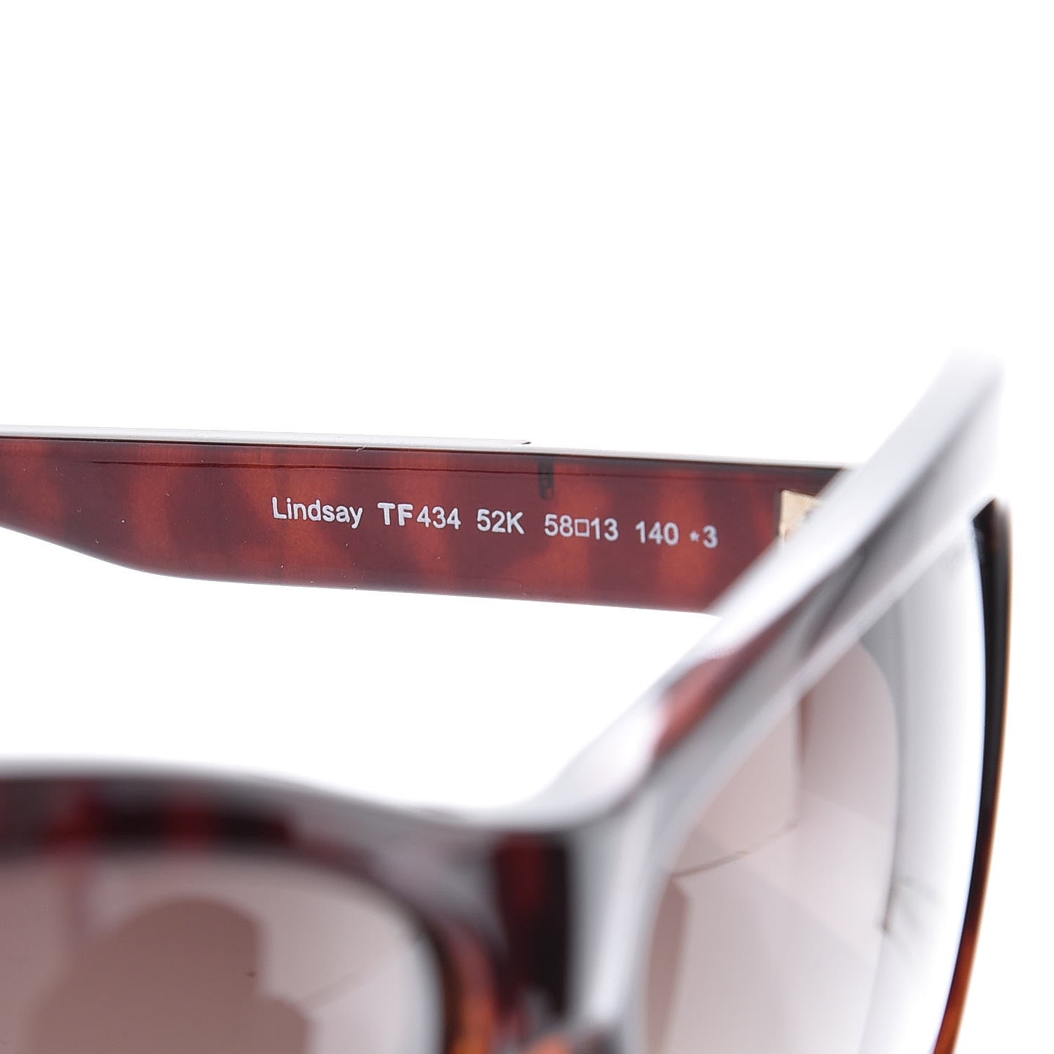 Tom Ford Lindsey Cat Eye TF434 Sunglasses Tortoise 7 of 9