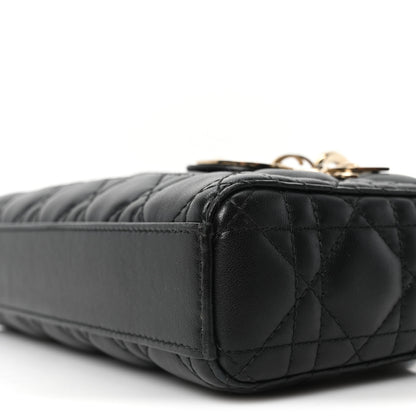 Christian Dior Lambskin Cannage Small Lady D-Joy Black 9 of 9