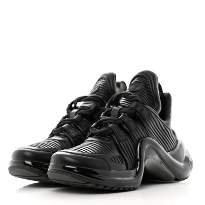 Louis Vuitton Calfskin LV Archlight Sneakers 37.5 Black 4 of 9