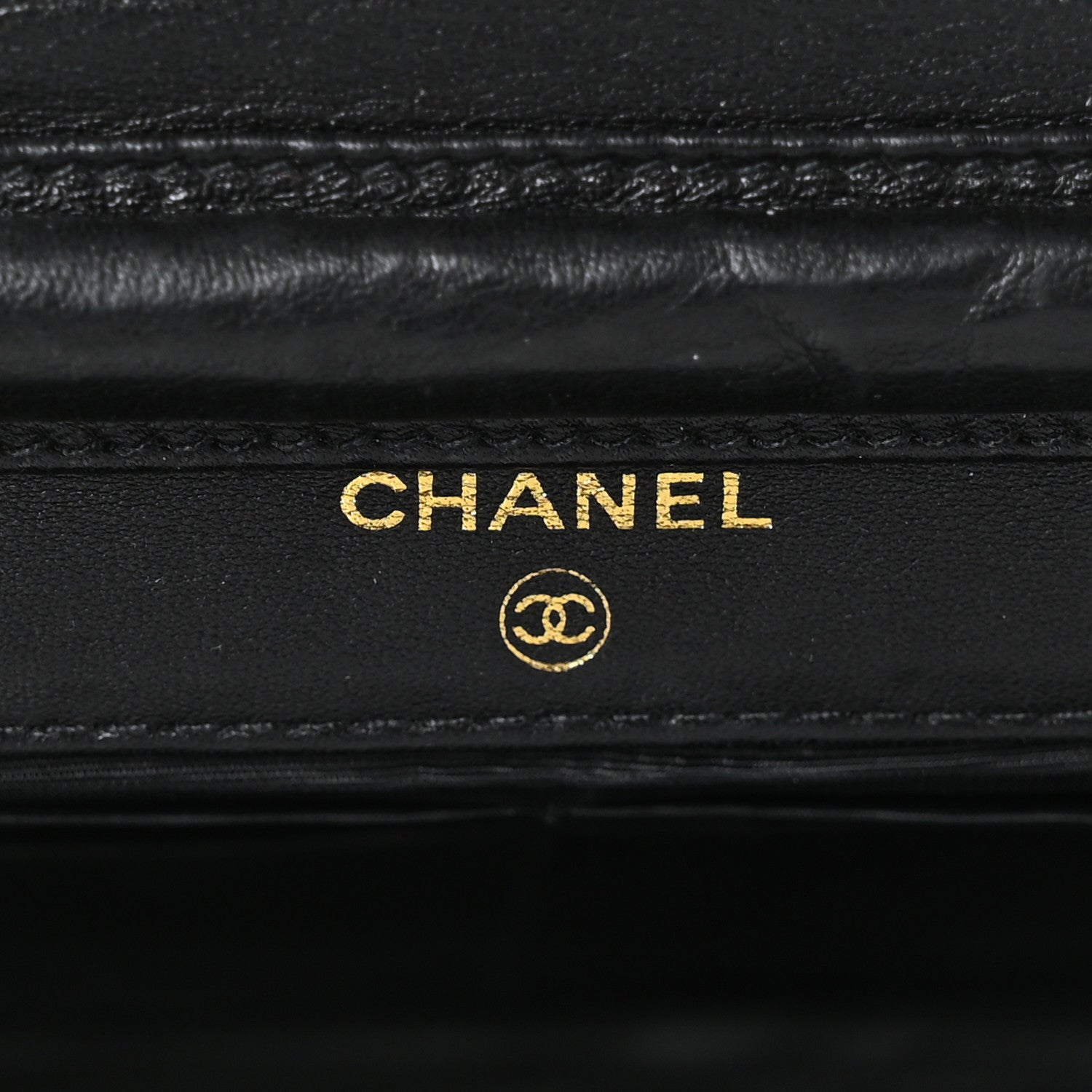 Chanel Patent Timeless CC Wallet On Chain WOC Black 5 of 8