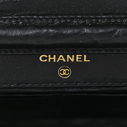 Chanel Patent Timeless CC Wallet On Chain WOC Black 5 of 8