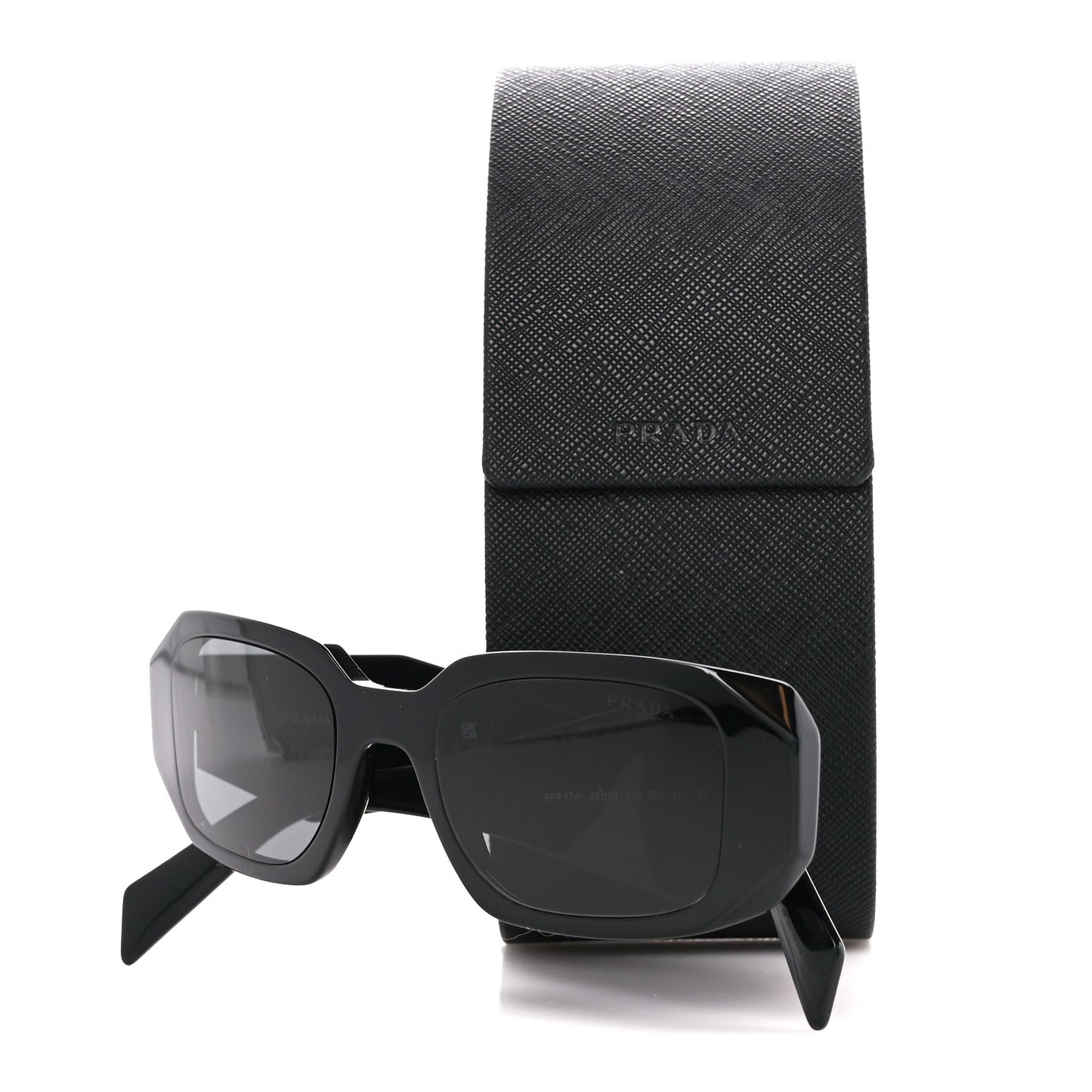 Acetate Symbole Sunglasses SPR 17W Black