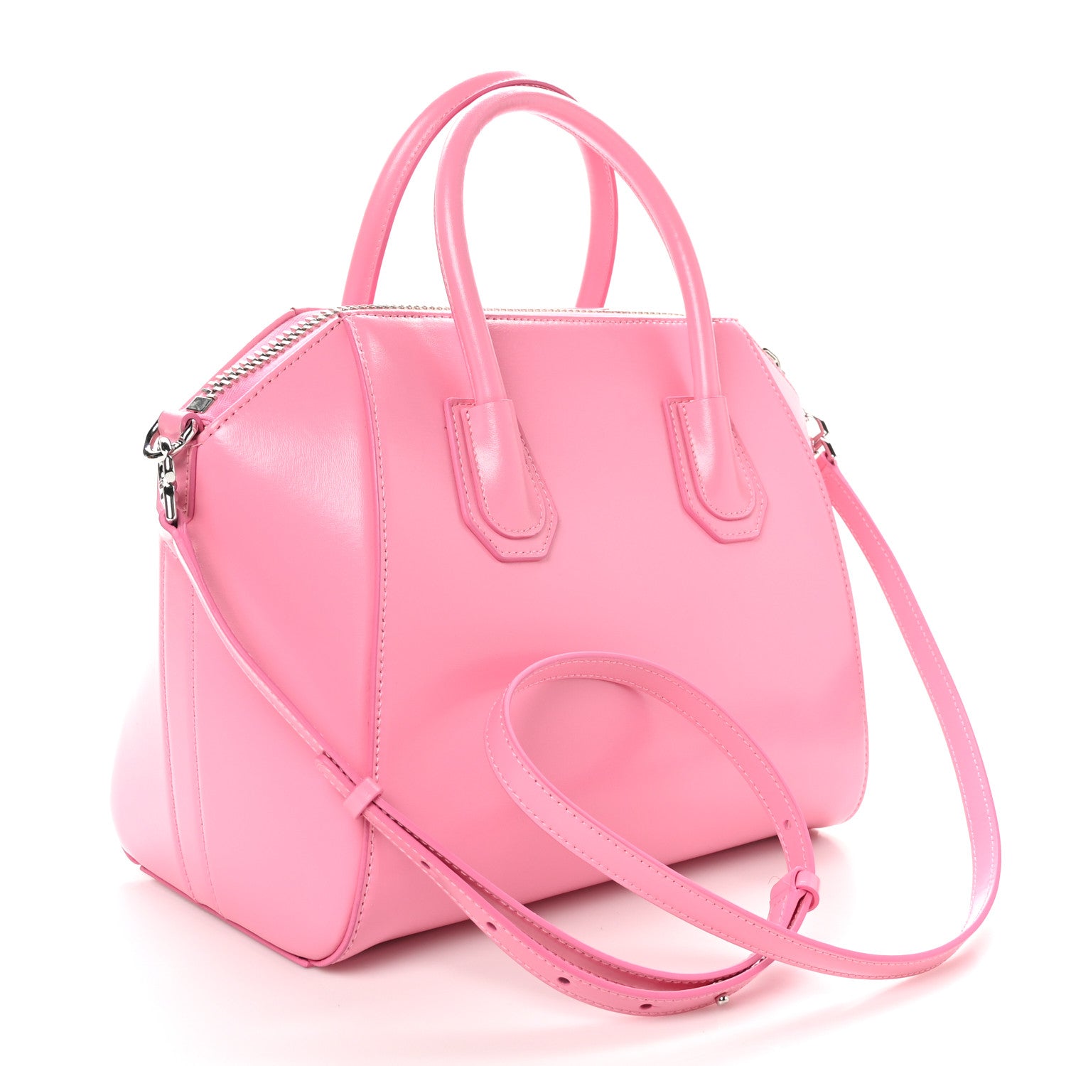 Givenchy Shiny Lord Calfskin Small Antigona Bright Pink 4 of 10