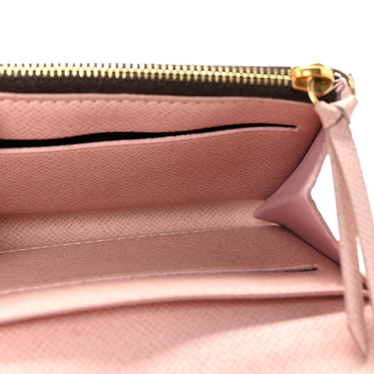 Louis Vuitton Damier Ebene Rosalie Coin Purse Rose Ballerine 5 of 7