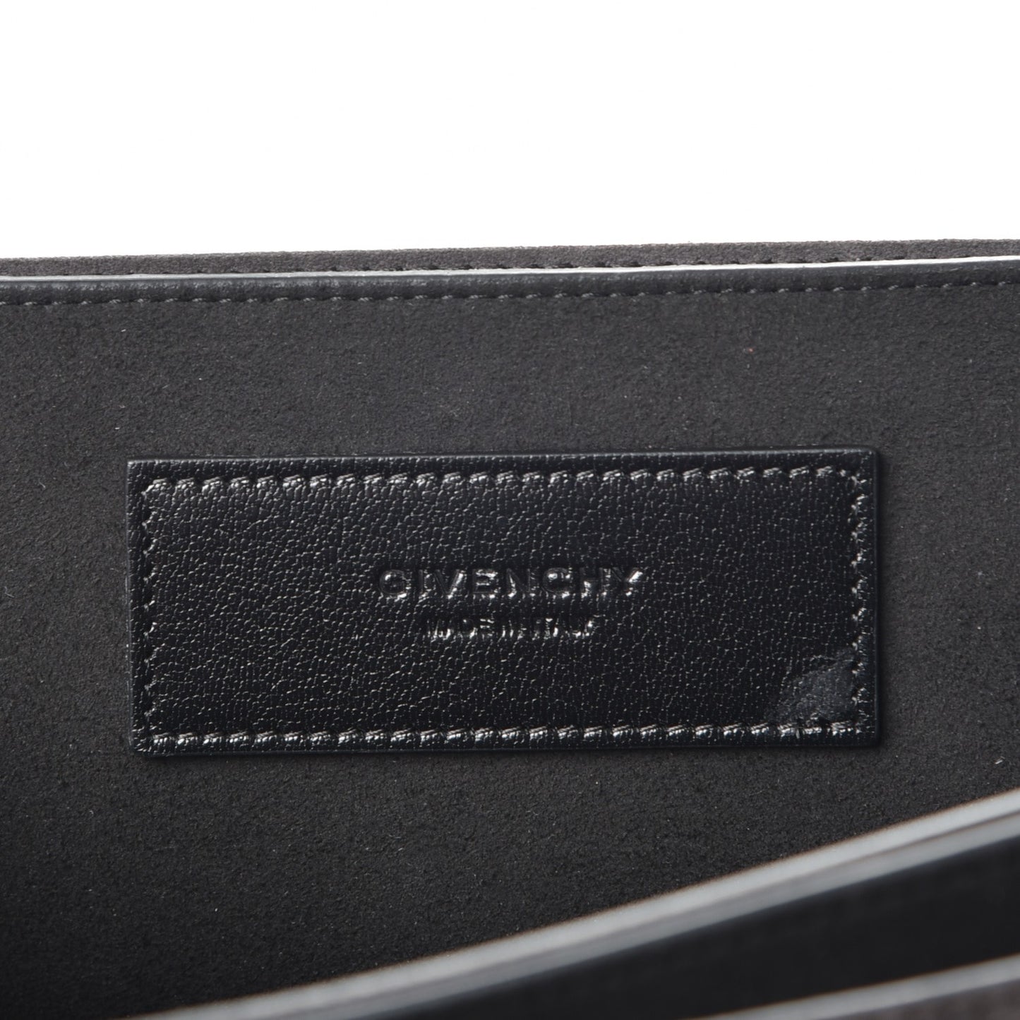 Calfskin Suede Medium GV3 Flap Black