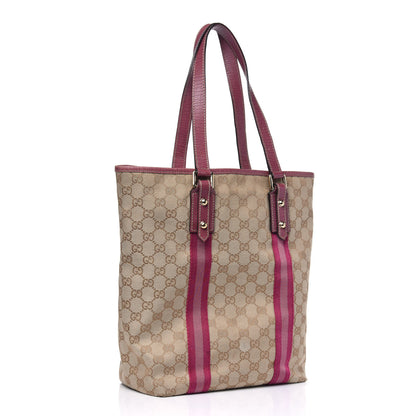 Gucci GG Monogram Jolicoeur Vertical Shopping Tote Pink 2 of 14
