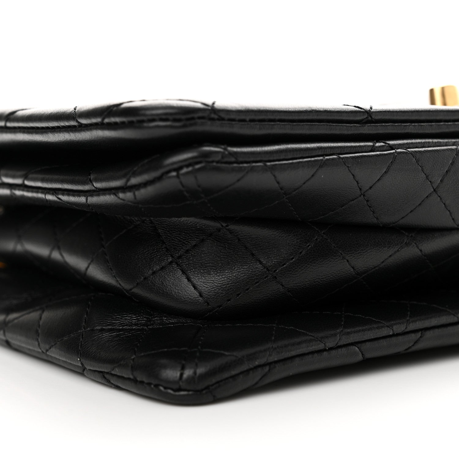 Chanel Lambskin Quilted On And On Small Chain Flap Black 9 of 11