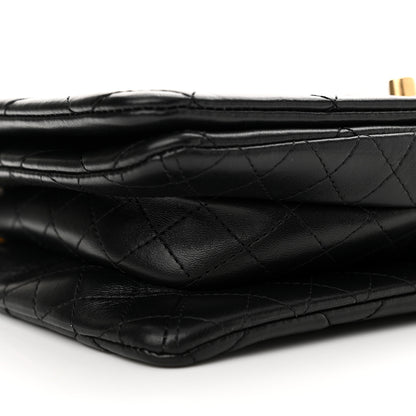 Chanel Lambskin Quilted On And On Small Chain Flap Black 9 of 11