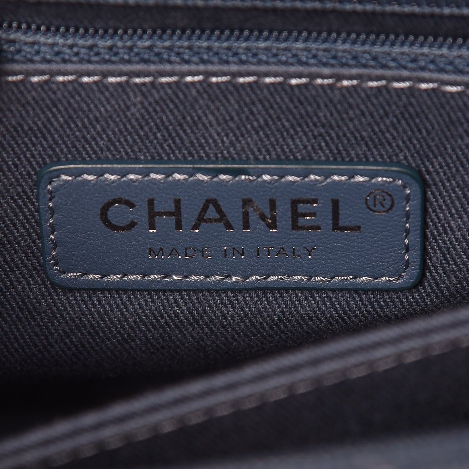 Chanel Caviar Quilted Mini Coco Handle Flap Blue 8 of 10