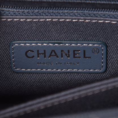 Chanel Caviar Quilted Mini Coco Handle Flap Blue 8 of 10