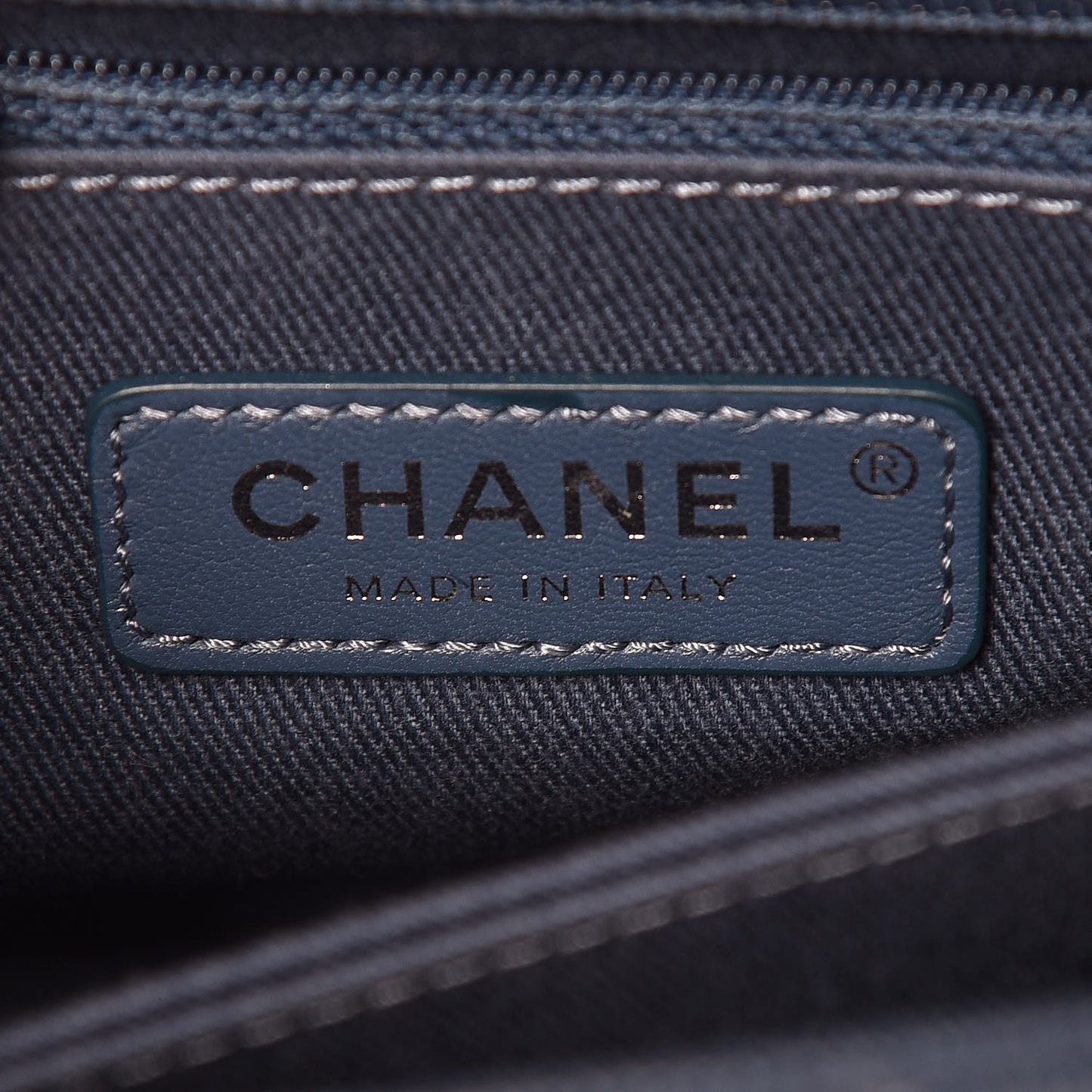 Caviar Quilted Mini Coco Handle Flap Blue