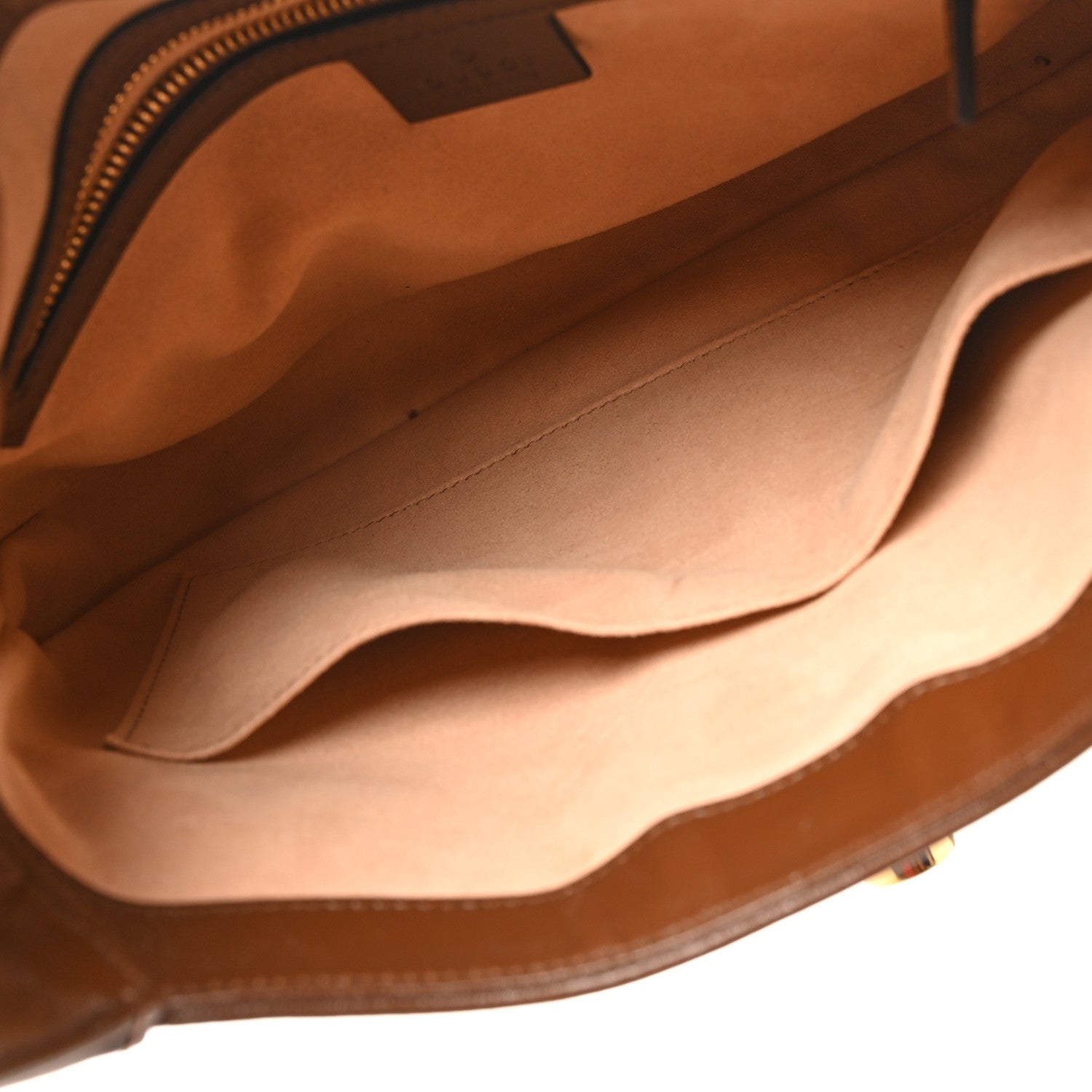 Gucci GG Supreme Monogram Azalea Calfskin Web Small Jackie 1961 Hobo Beige Ebony Brown Sugar 5 of 10