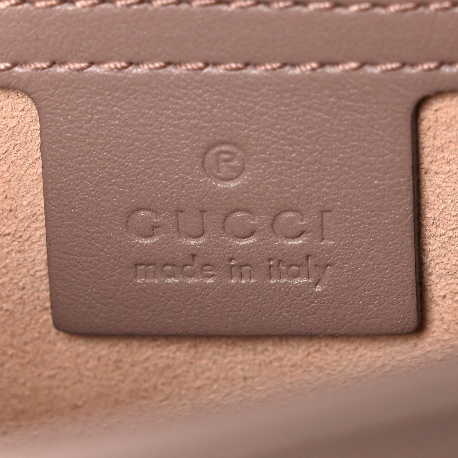 Gucci Calfskin Matelasse Small GG Marmont Top Handle Shoulder Bag Porcelain Rose 5 of 9