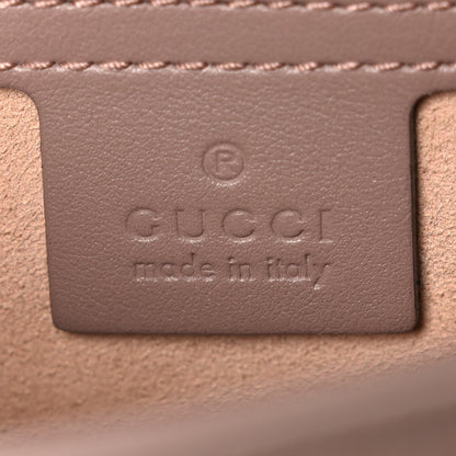 Gucci Calfskin Matelasse Small GG Marmont Top Handle Shoulder Bag Porcelain Rose 5 of 9