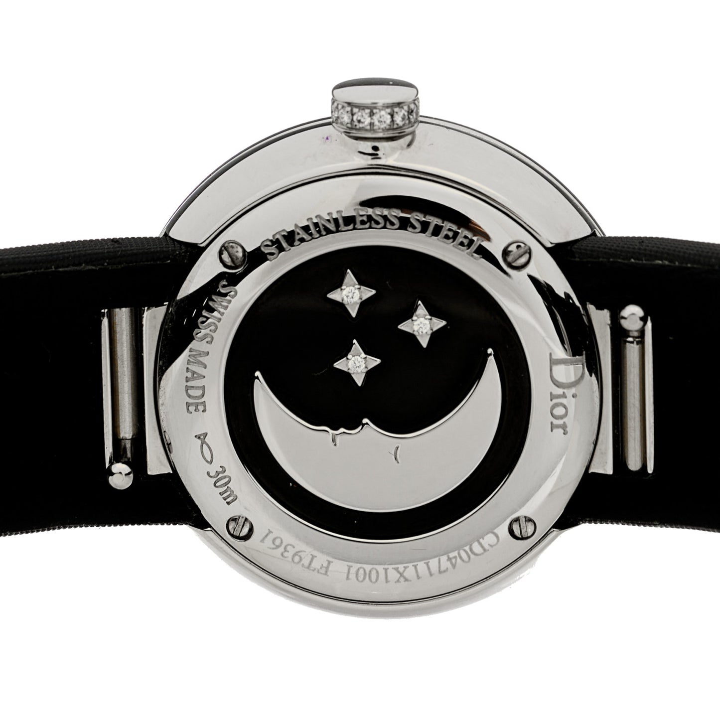 Stainless Steel Satin Diamond Bezel Mother of Pearl 25mm La D De Dior Rose Celeste Quartz Watch