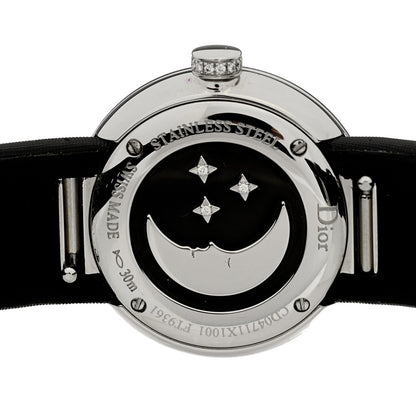 Christian Dior Stainless Steel Satin Diamond Bezel Mother of Pearl 25mm La D De Dior Rose Celeste Quartz Watch 4 of 4