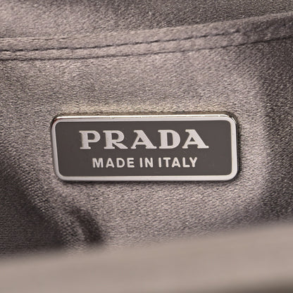 Prada Satin Crystal Clutch Fumo 7 of 7