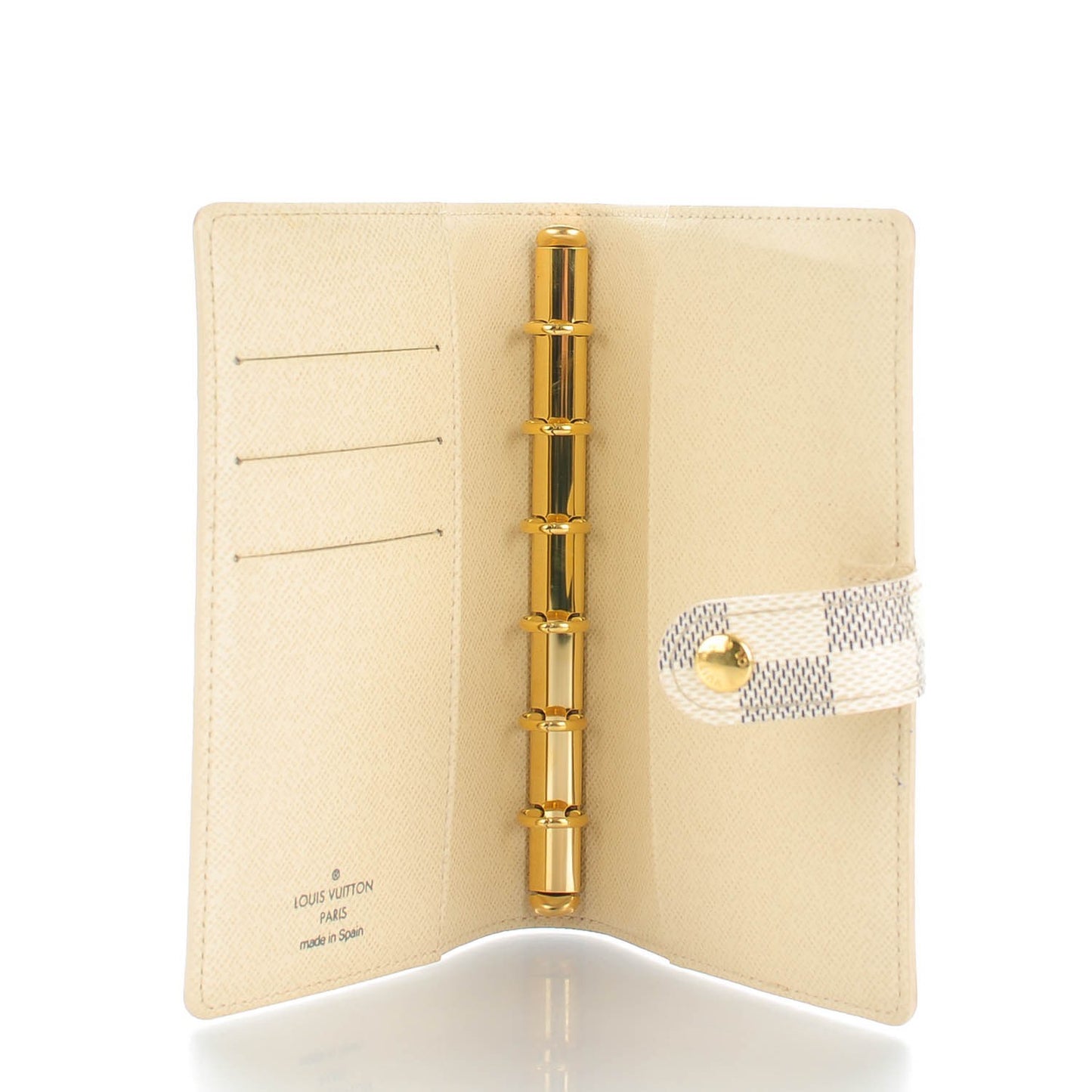 Damier Azur Small Ring Agenda Cover