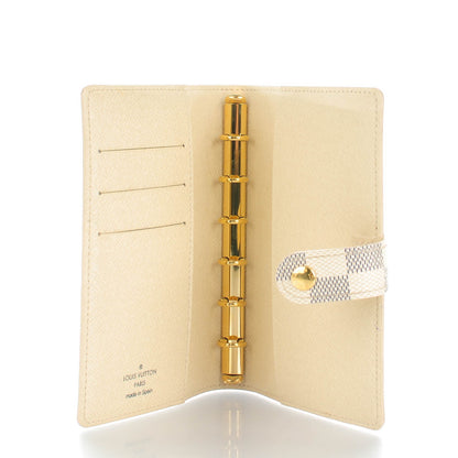 Louis Vuitton Damier Azur Small Ring Agenda Cover 5 of 7