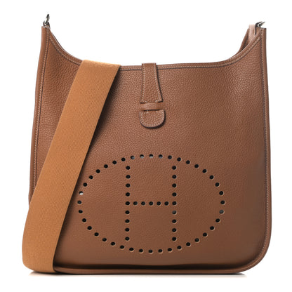 Hermes Taurillon Clemence Evelyne PM Gold 1 of 16