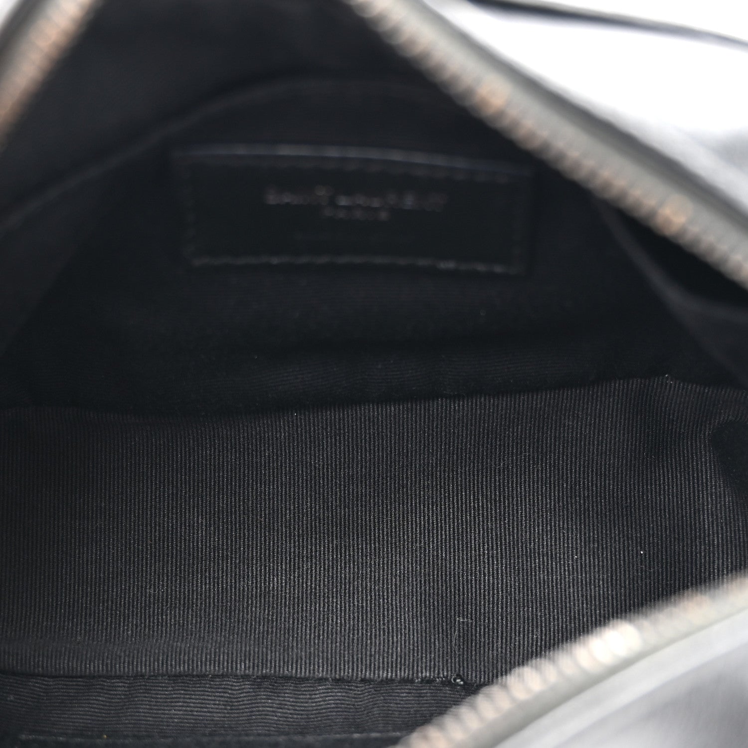 Saint Laurent Calfskin Matelasse Monogram Lou Belt Bag Black 4 of 11