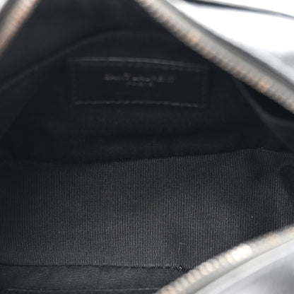 Saint Laurent Calfskin Matelasse Monogram Lou Belt Bag Black 4 of 11