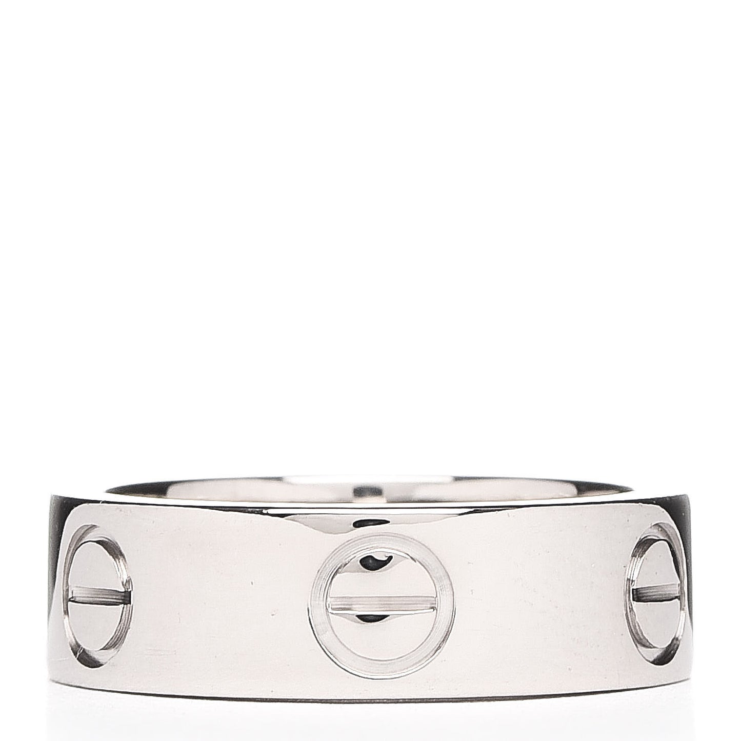 18K White Gold 5.5mm LOVE Ring 49 4.75