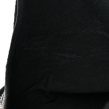 Salvatore Ferragamo Raffia Striped Logo Tote Bag Beige Optic White Black 10 of 10