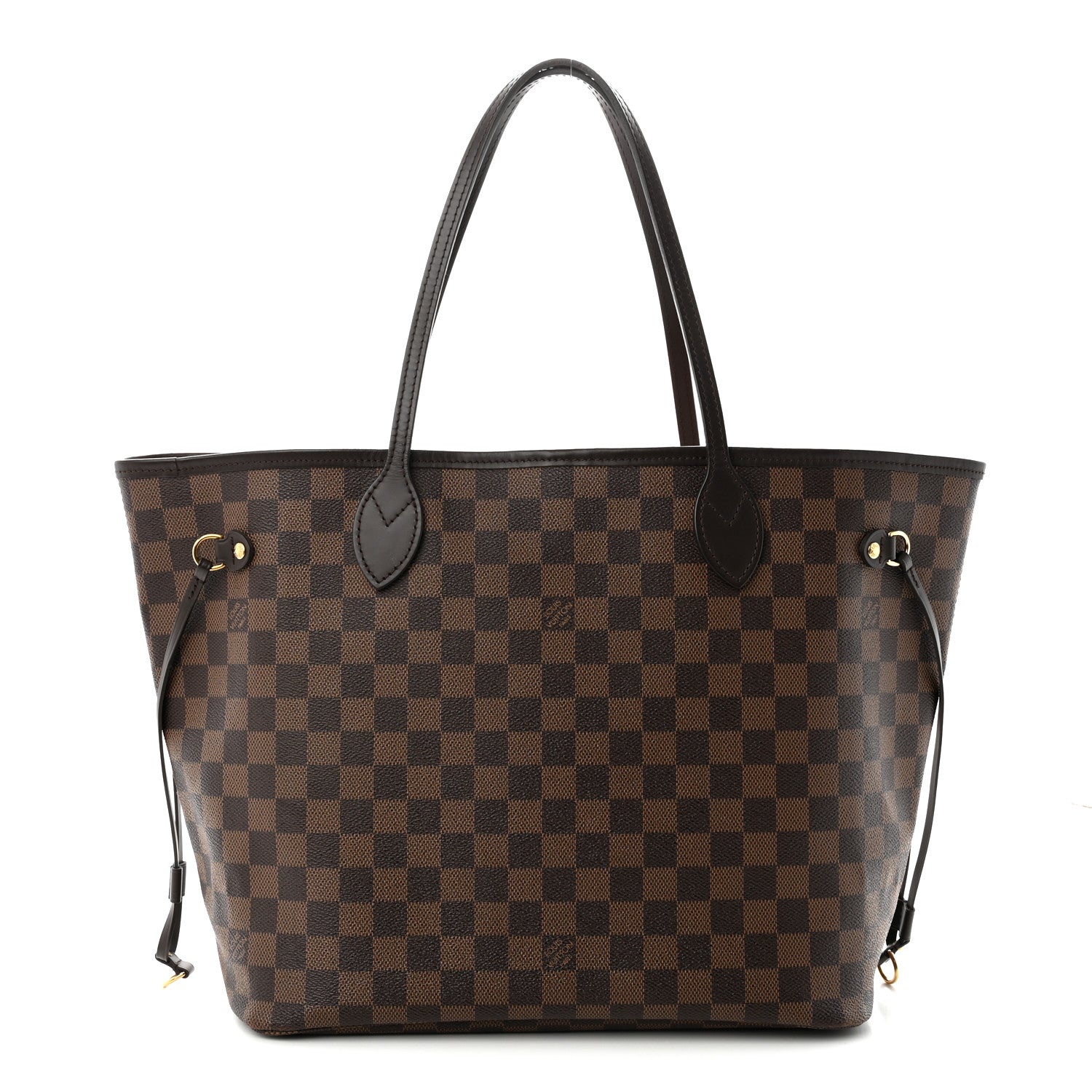 Louis Vuitton Damier Ebene Neo Neverfull MM  Rose Ballerine 1 of 13