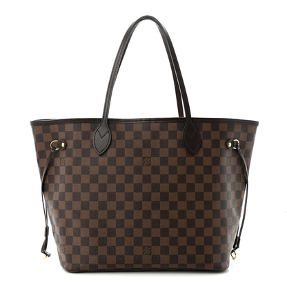 Louis Vuitton Damier Ebene Neo Neverfull MM  Rose Ballerine 1 of 13
